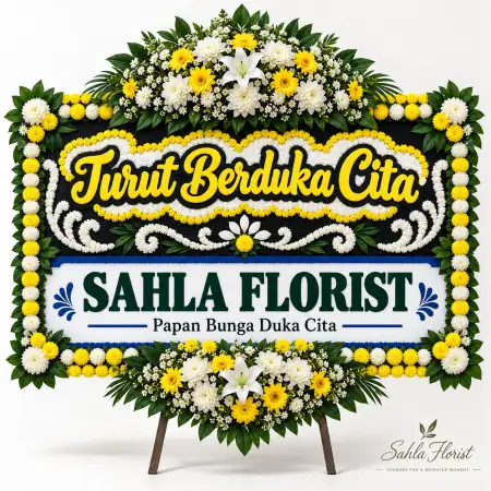 Papan Bunga Duka Indihiang